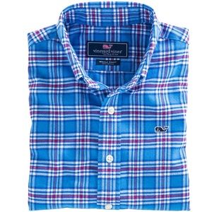 Chandler Pond Plaid Flannel Whale Shirt